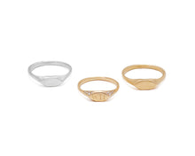 Load image into Gallery viewer, VANESSA LIANNE Single Diamond WEAR YOUR MANTRA Signet Ring