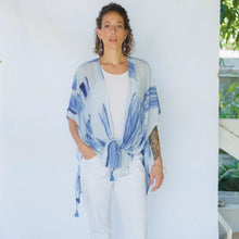 Load image into Gallery viewer, SANDILOU Artisan Hand Painted Kimono Cover