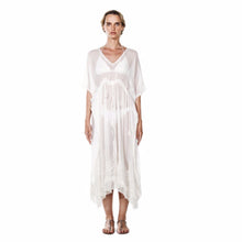 Load image into Gallery viewer, AZADA Beaded Caftan White