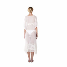 Load image into Gallery viewer, AZADA Beaded Caftan White
