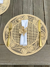 Load image into Gallery viewer, Artisan Handcrafted Natural Placemats Round