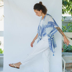 SANDILOU Artisan Hand Painted Kimono Cover